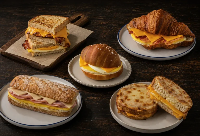 Paris Baguette Breakfast Sandwiches menu