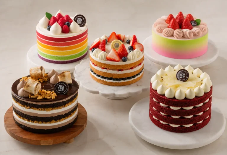 Paris Baguette Menu Cake