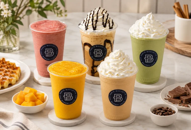 Paris Baguette Frozen Beverages Menu