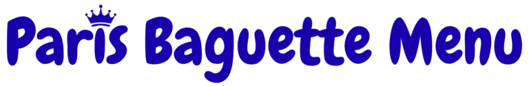 Paris Baguette Menu Website Logo